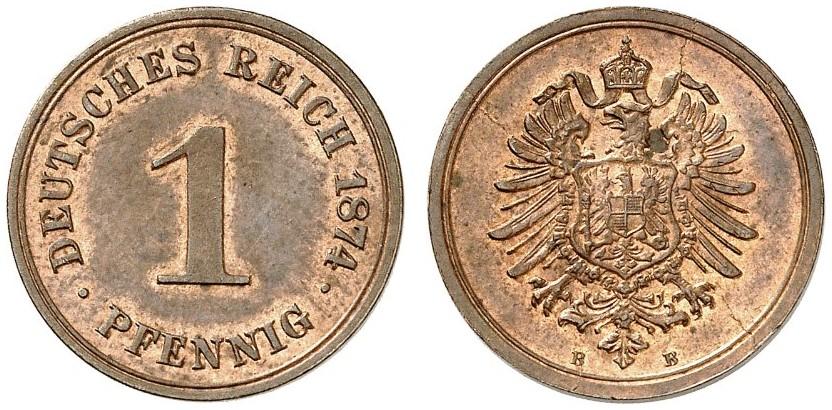 DE 1 Pfennig 1874 B