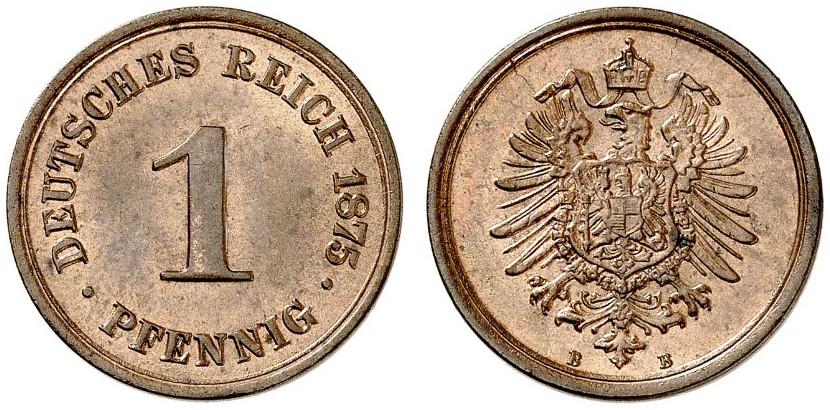 DE 1 Pfennig 1875 B