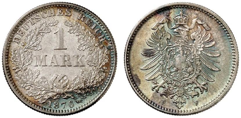 DE 1 Mark 1876 F