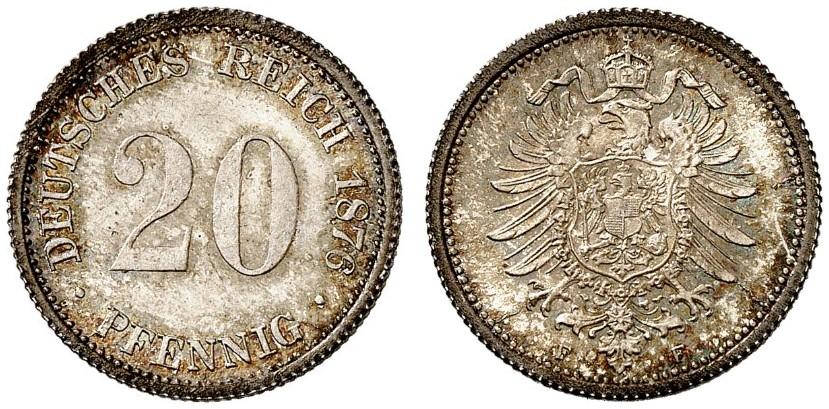 DE 20 Pfennig 1876 G