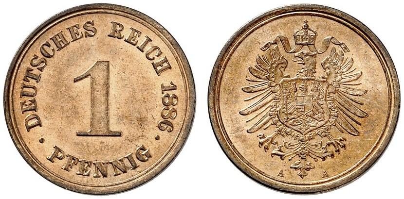 DE 1 Pfennig 1886 A