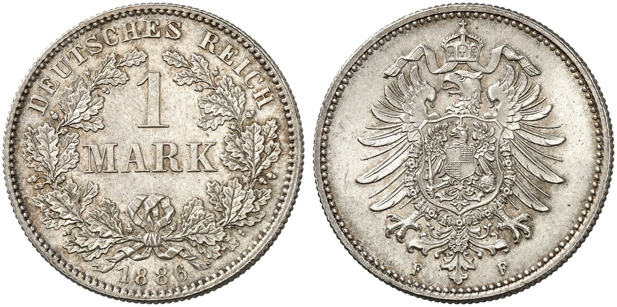 DE 1 Mark 1886 F