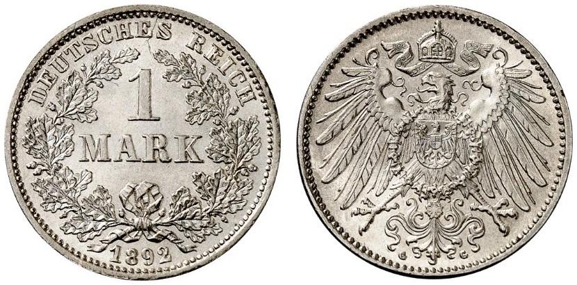 DE 1 Mark 1892 G