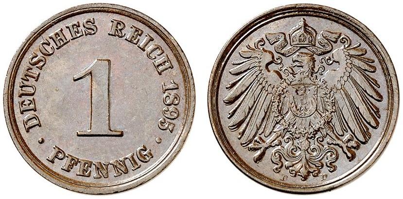 DE 1 Pfennig 1895 D