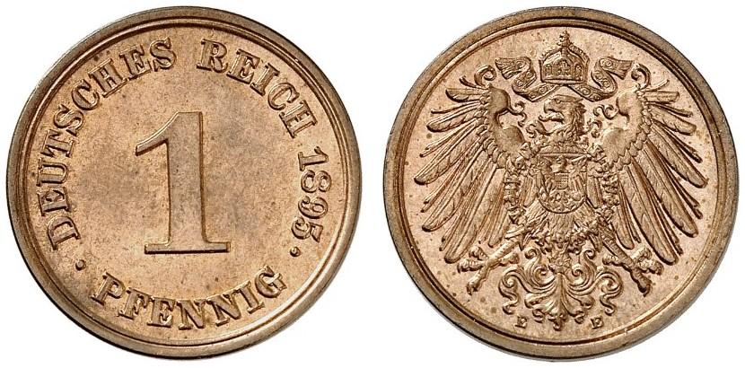 DE 1 Pfennig 1895 E