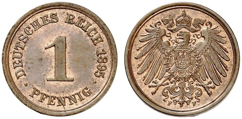 DE 1 Pfennig 1895 F