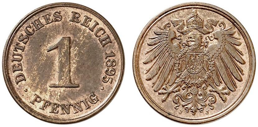 DE 1 Pfennig 1895 J