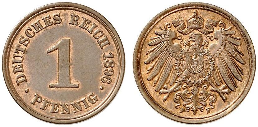 DE 1 Pfennig 1896 F