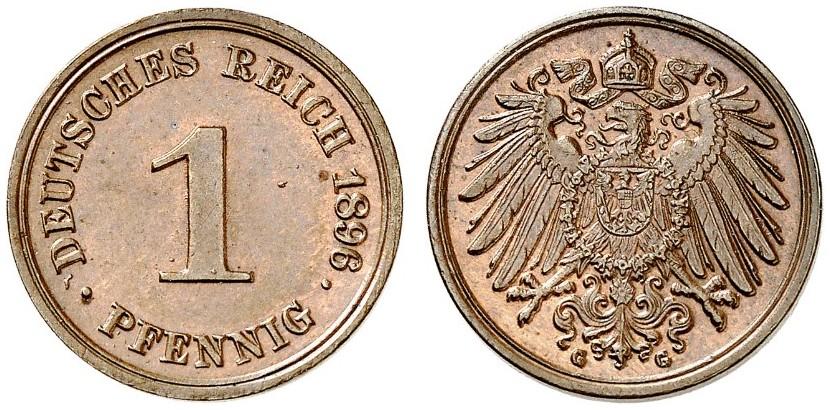 DE 1 Pfennig 1896 G