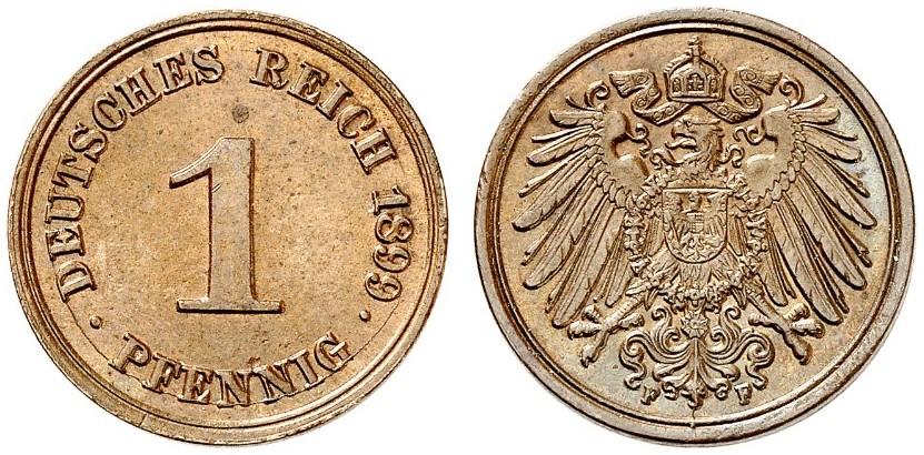 DE 1 Pfennig 1899 F