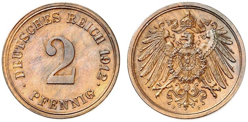 DE 2 Pfennig 1912 F