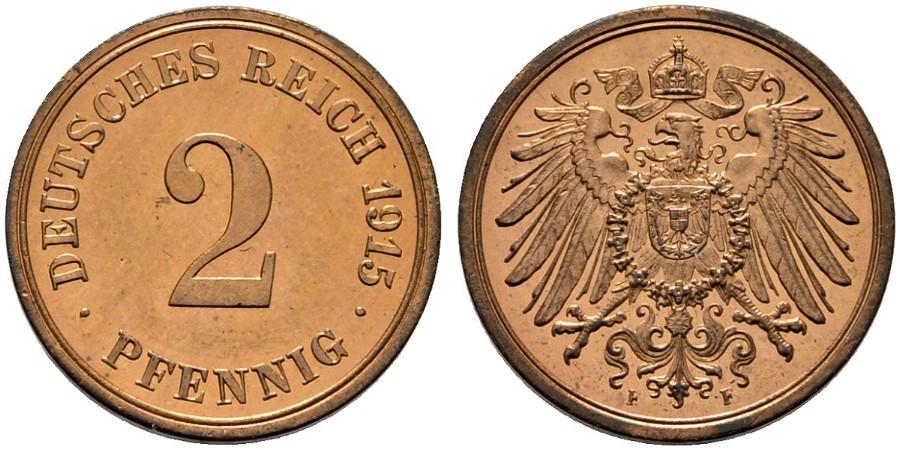 DE 2 Pfennig 1915 F