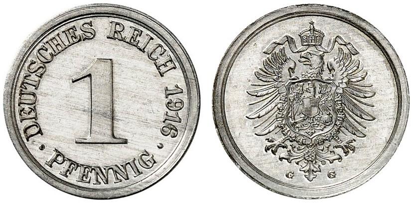 DE 1 Pfennig 1916 G