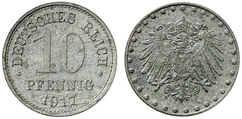 DE 10 Pfennig 1917