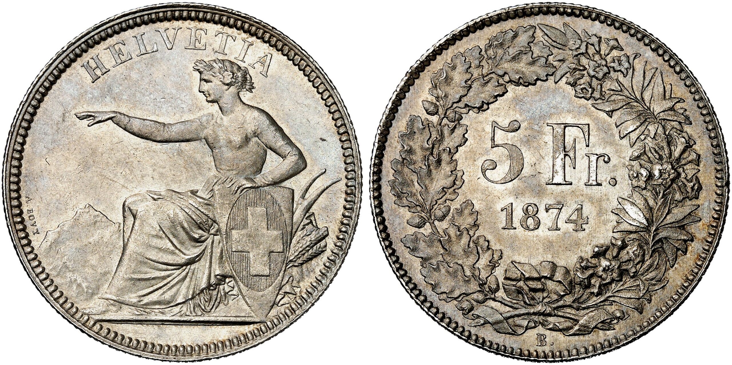 CH 5 Franken 1874 B.