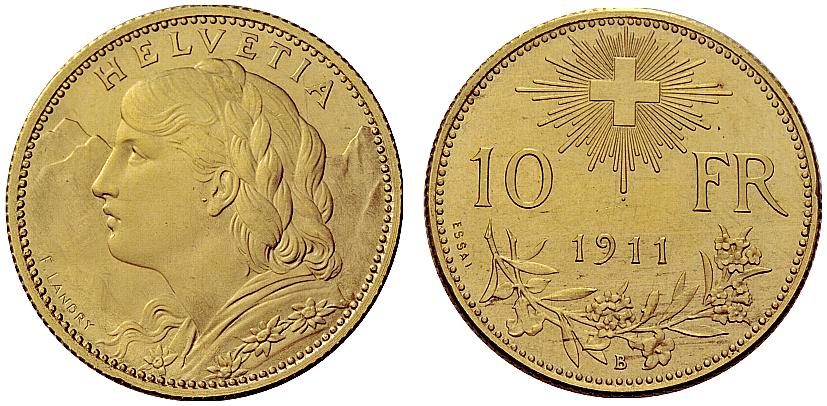 CH 10 Franken 1911 B