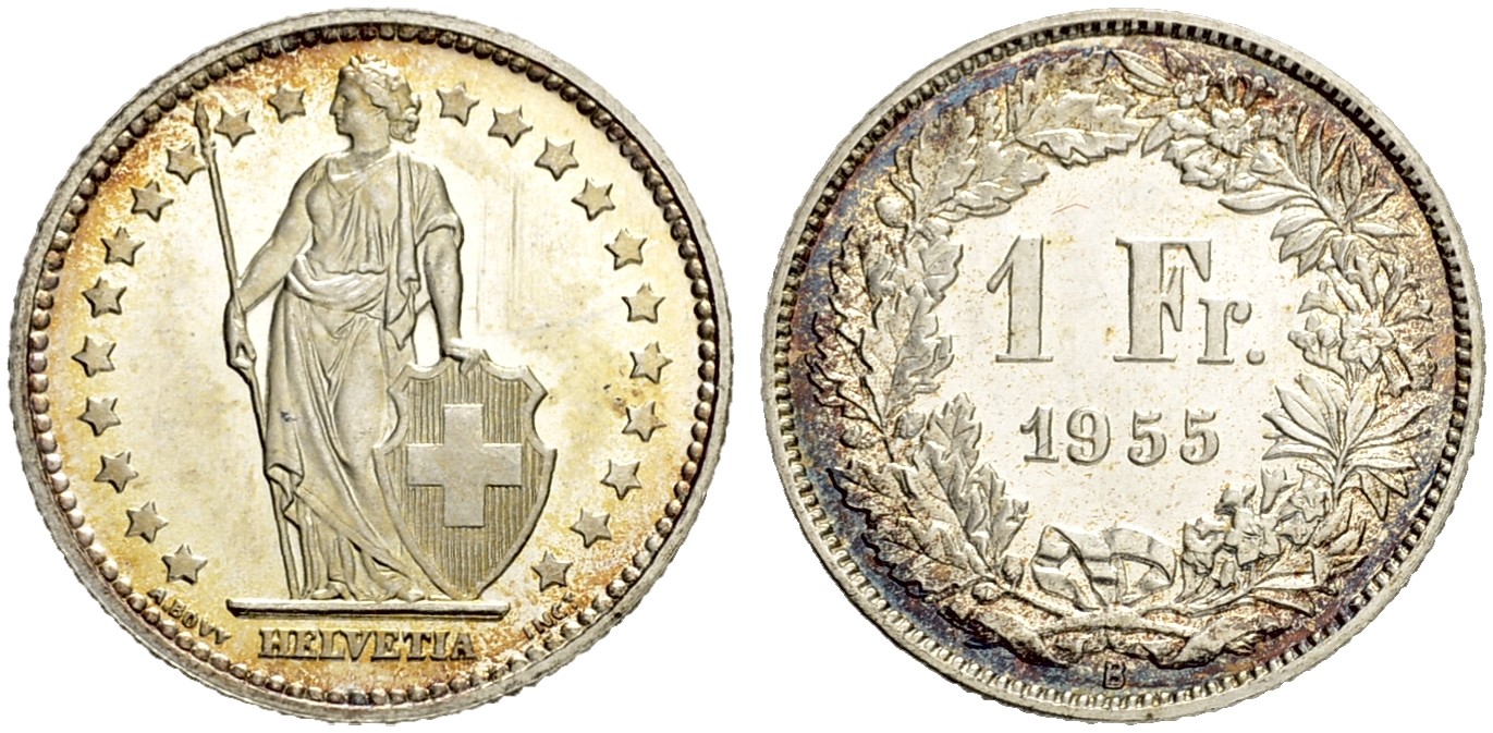CH 1 Franken 1955 B