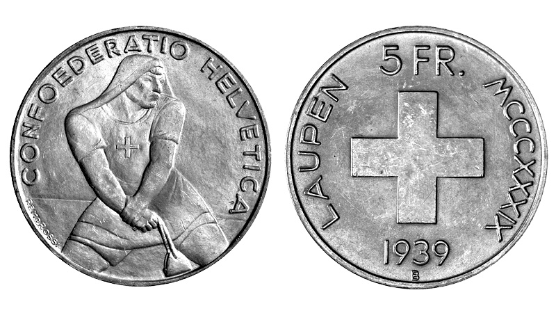 CH 5 Franken 1939 B