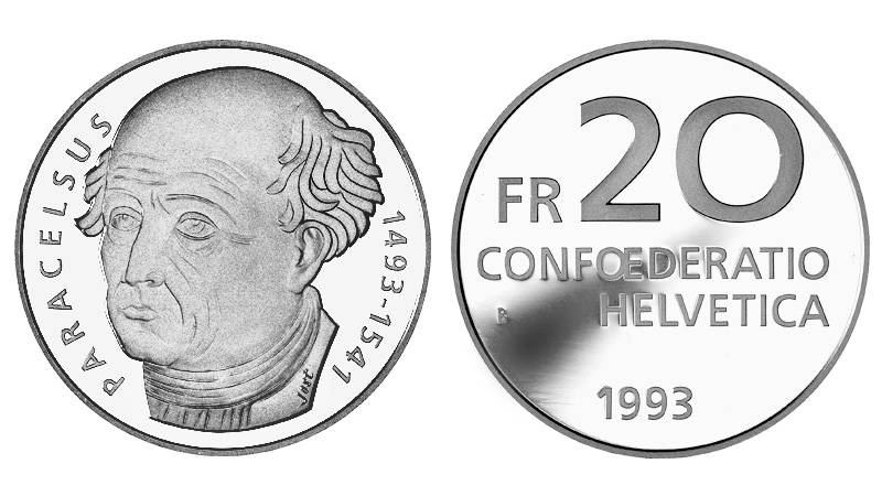 CH 20 Franken 1993 B
