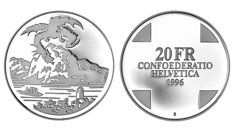 CH 20 Franken 1996 B
