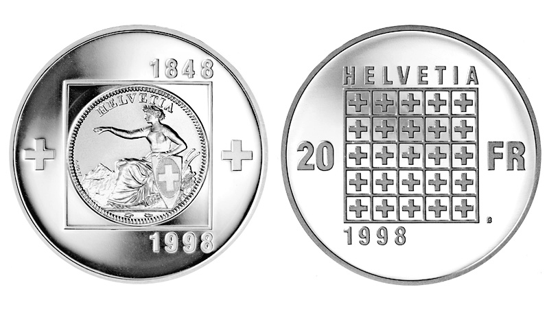 CH 20 Franken 1998 B