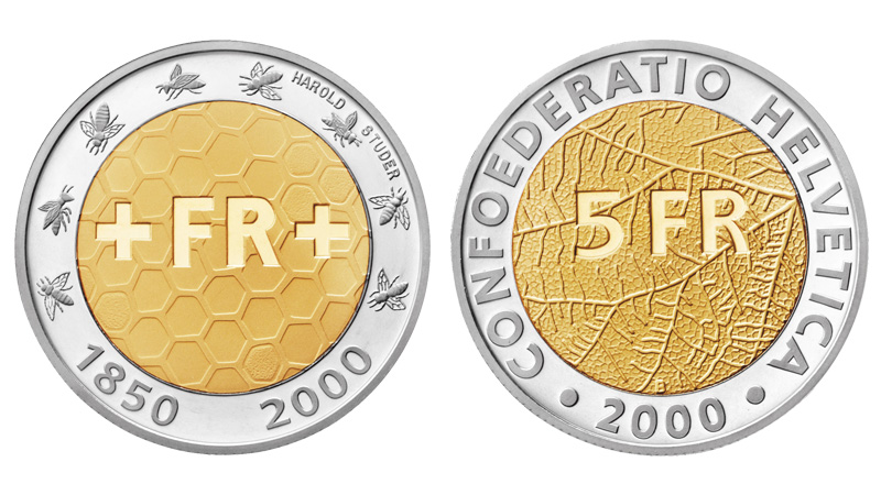 CH 5 Franken 2000 B