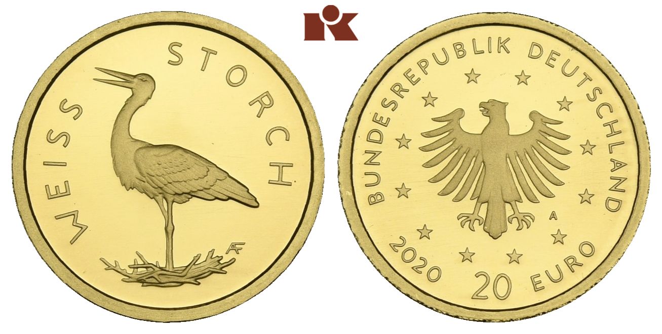 DE 20 Euro 2020 D