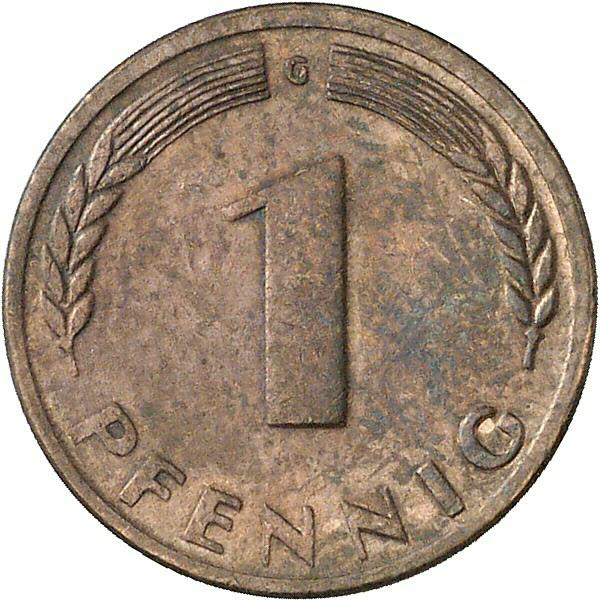 DE 1 Pfennig 1949 D