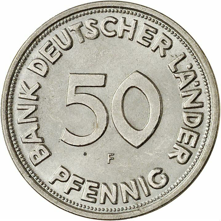 DE 50 Pfennig 1949 F