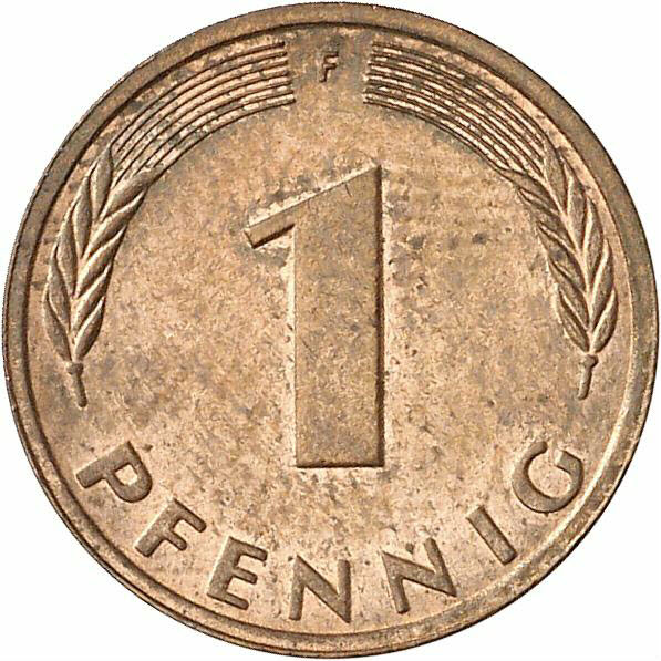 DE 1 Pfennig 1989 F