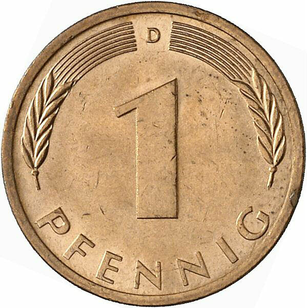 DE 1 Pfennig 2001 D
