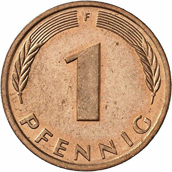 DE 1 Pfennig 1993 F