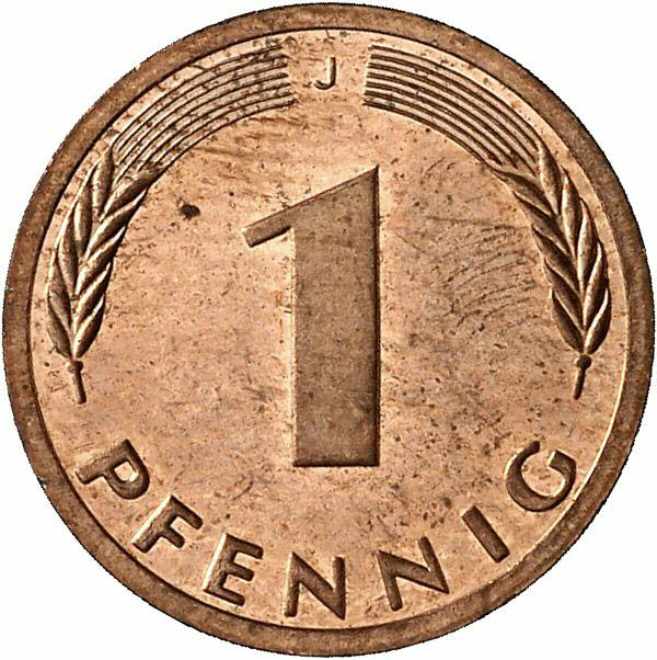 DE 1 Pfennig 1996 J