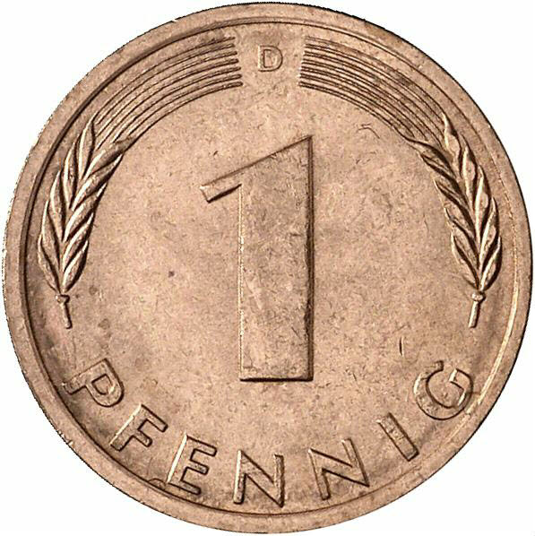 DE 1 Pfennig 1981 D