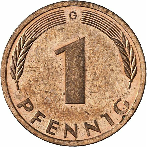 DE 1 Pfennig 1995 G