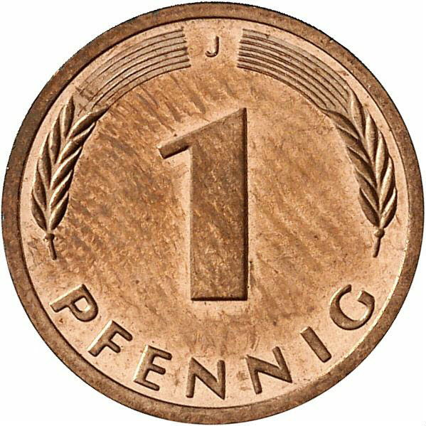 DE 1 Pfennig 1997 J