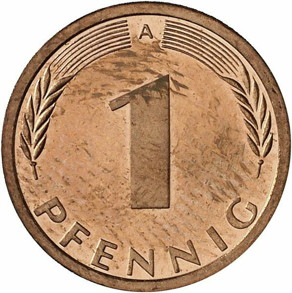 DE 1 Pfennig 1998 A