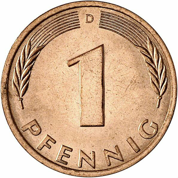 DE 1 Pfennig 1979 D