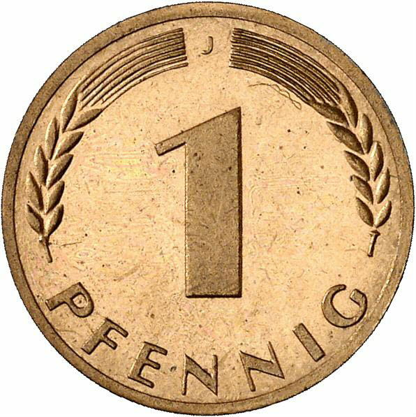 DE 1 Pfennig 1966 J