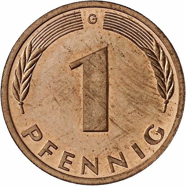 DE 1 Pfennig 1998 G