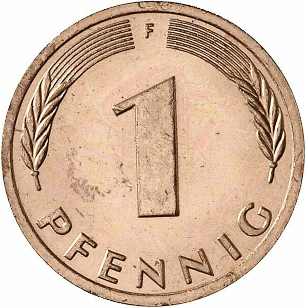 DE 1 Pfennig 1988 F
