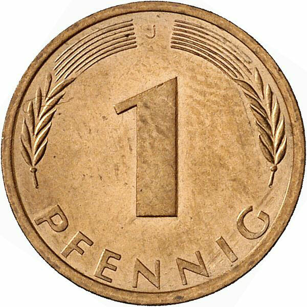 DE 1 Pfennig 1972 J