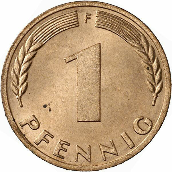 DE 1 Pfennig 1973 F