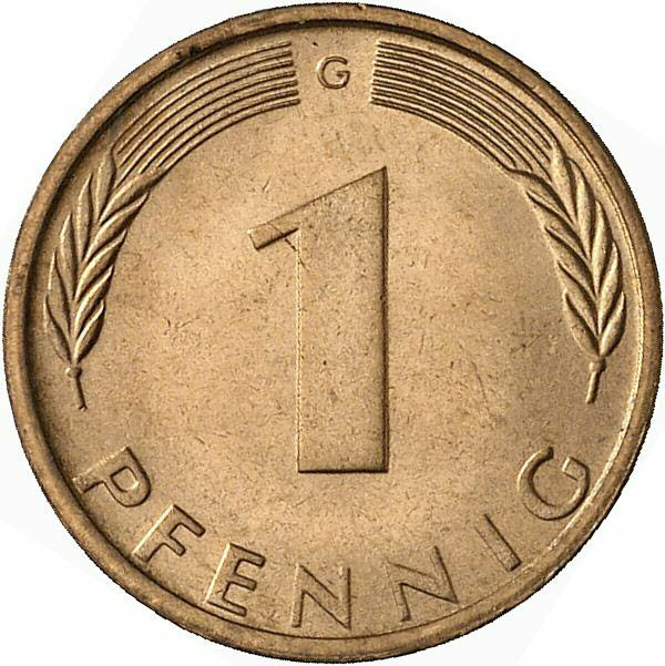DE 1 Pfennig 1973 G