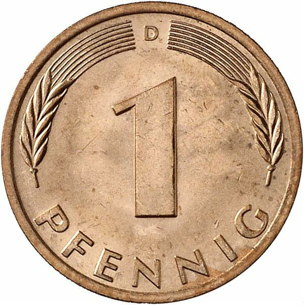 DE 1 Pfennig 1978 D