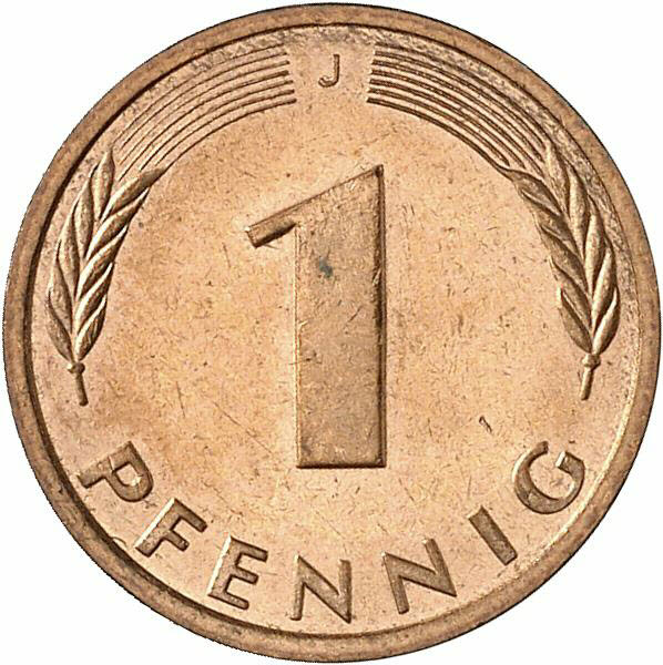 DE 1 Pfennig 1983 J