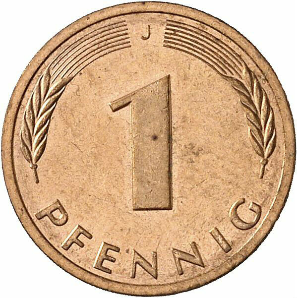 DE 1 Pfennig 1985 J