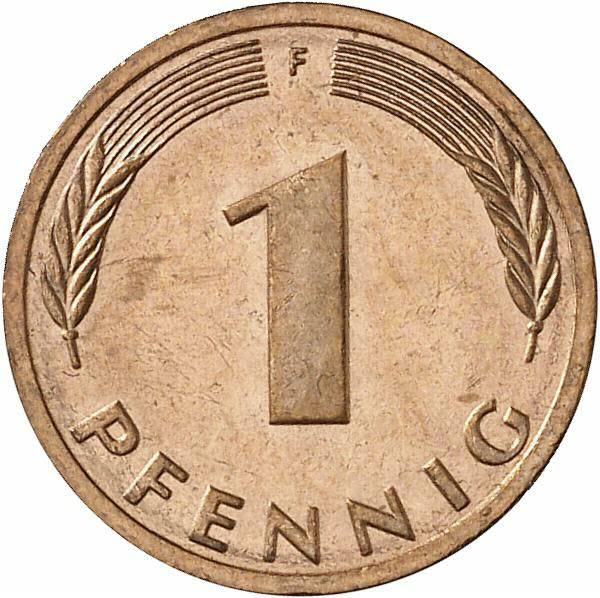 DE 1 Pfennig 1986 F