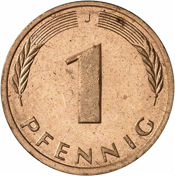 DE 1 Pfennig 1986 J
