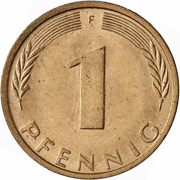 DE 1 Pfennig 1974 F